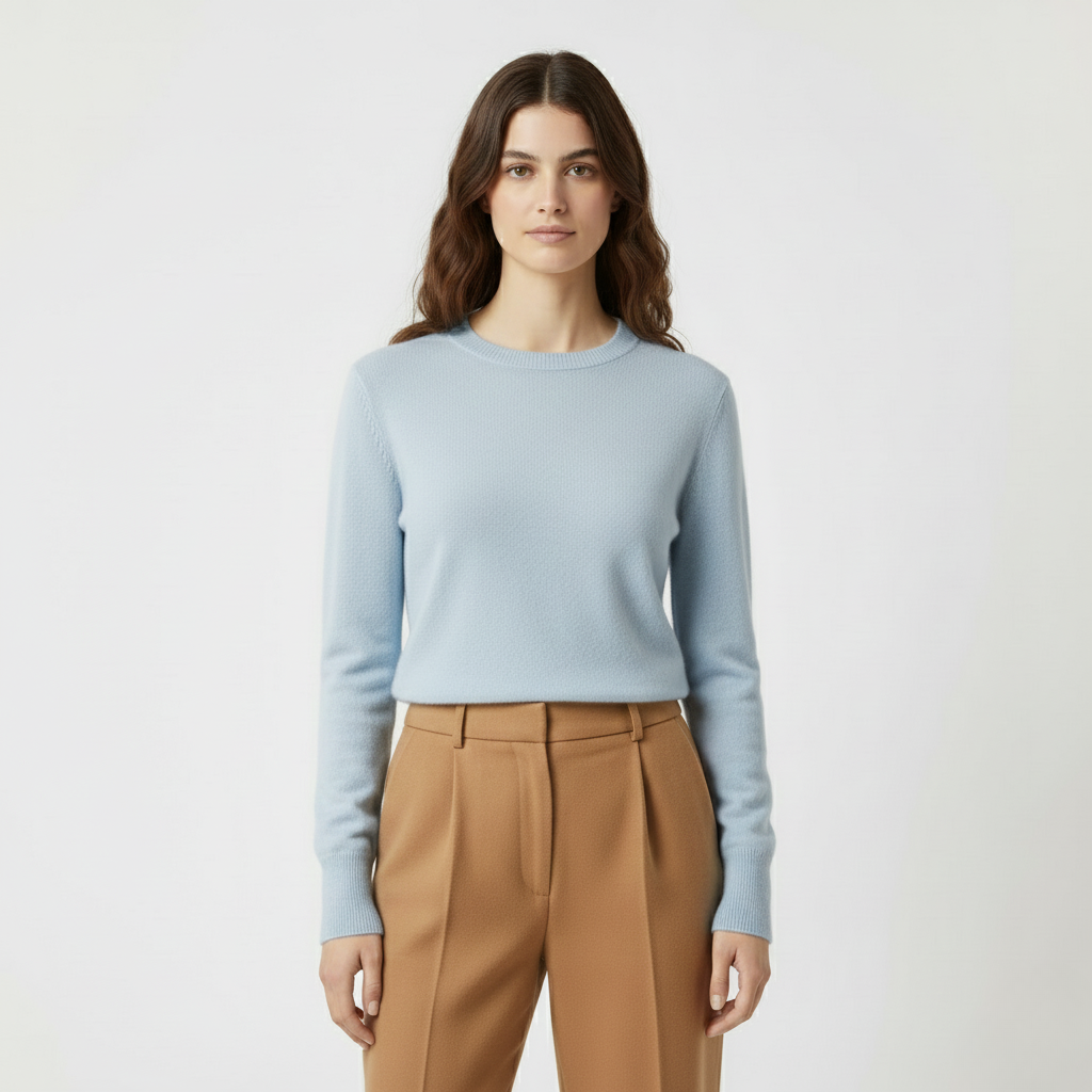 Lightweight Knit Crewneck Sweater