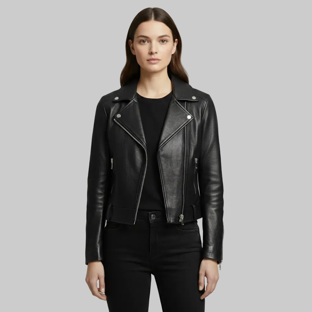 Vegan Leather Moto Jacket