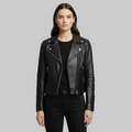 Vegan Leather Moto Jacket
