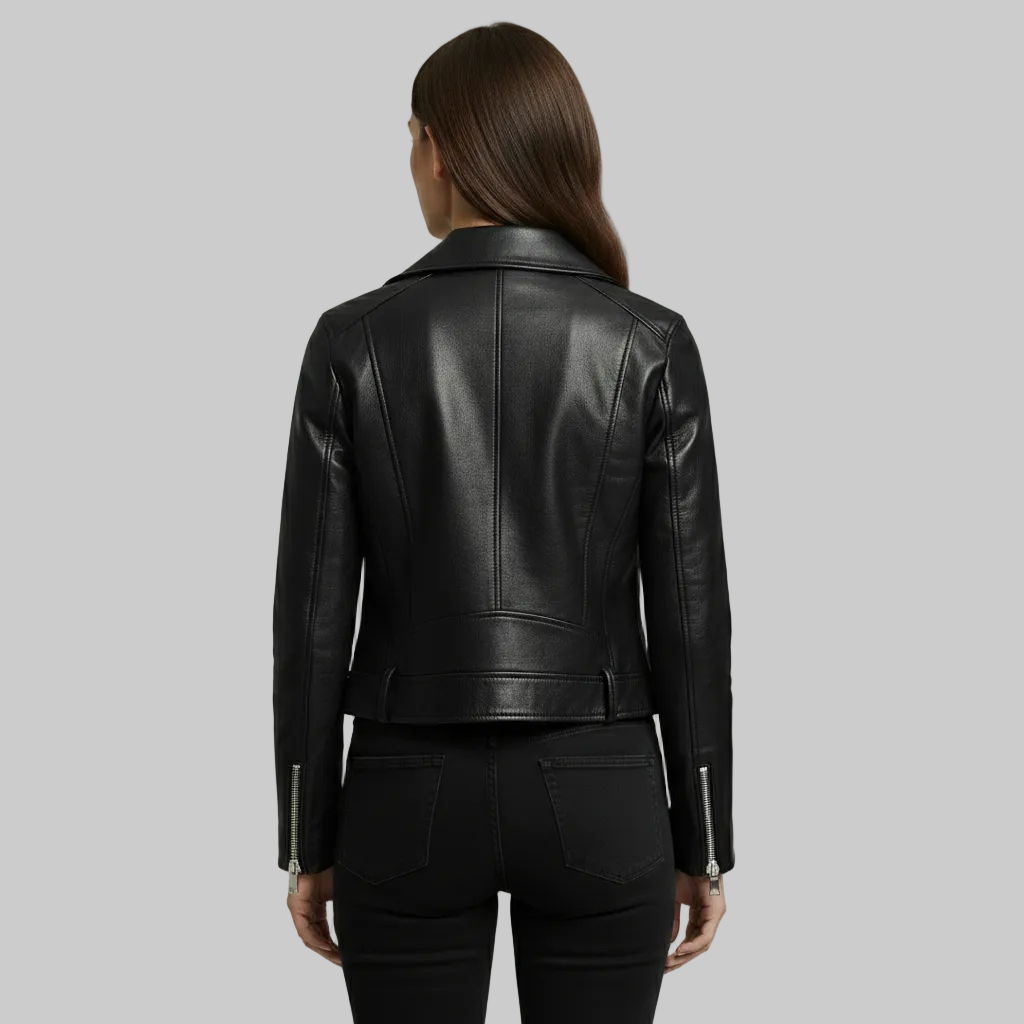 Vegan Leather Moto Jacket