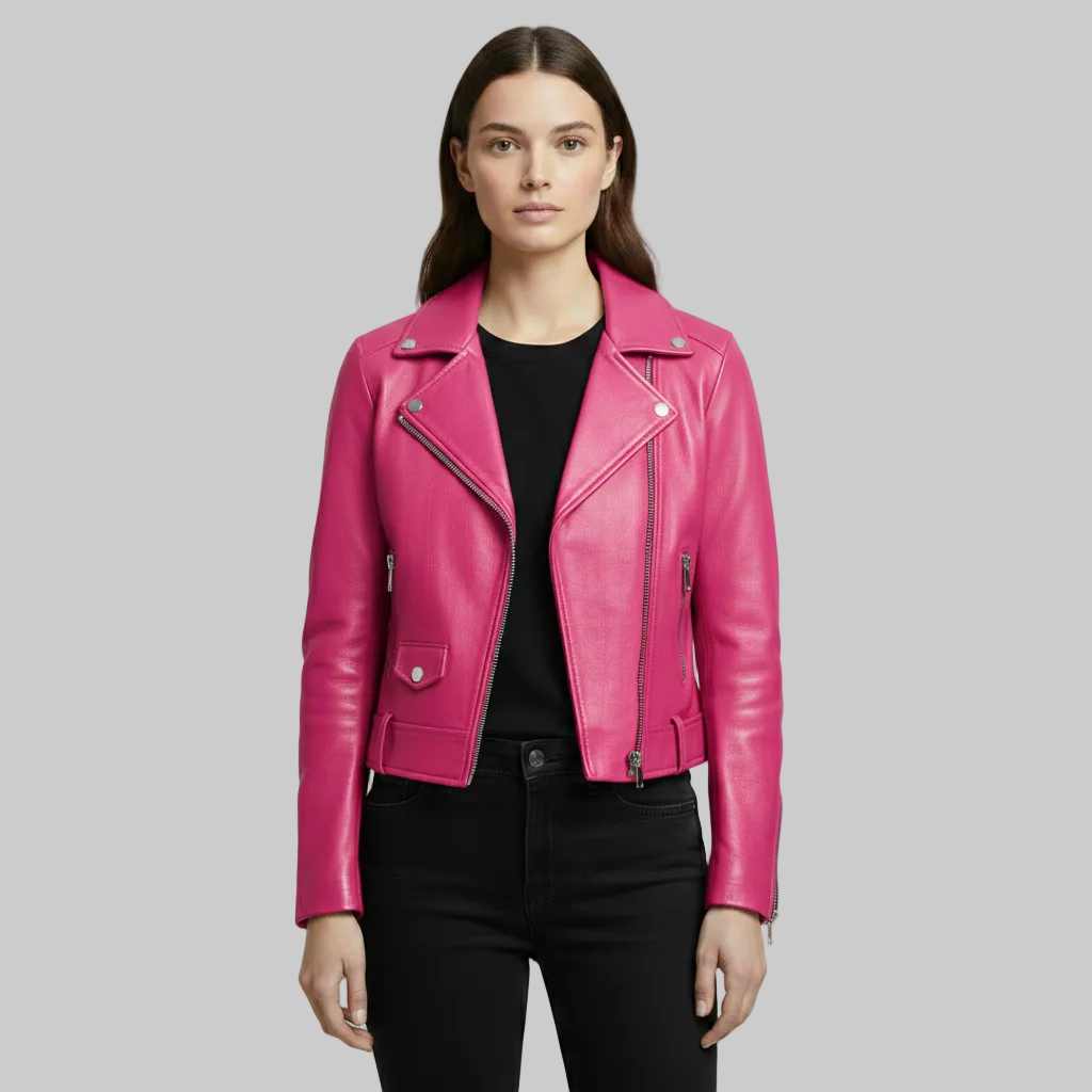 Vegan Leather Moto Jacket
