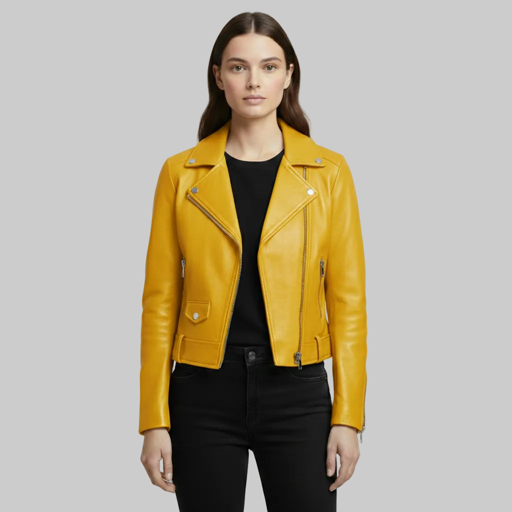 Vegan Leather Moto Jacket