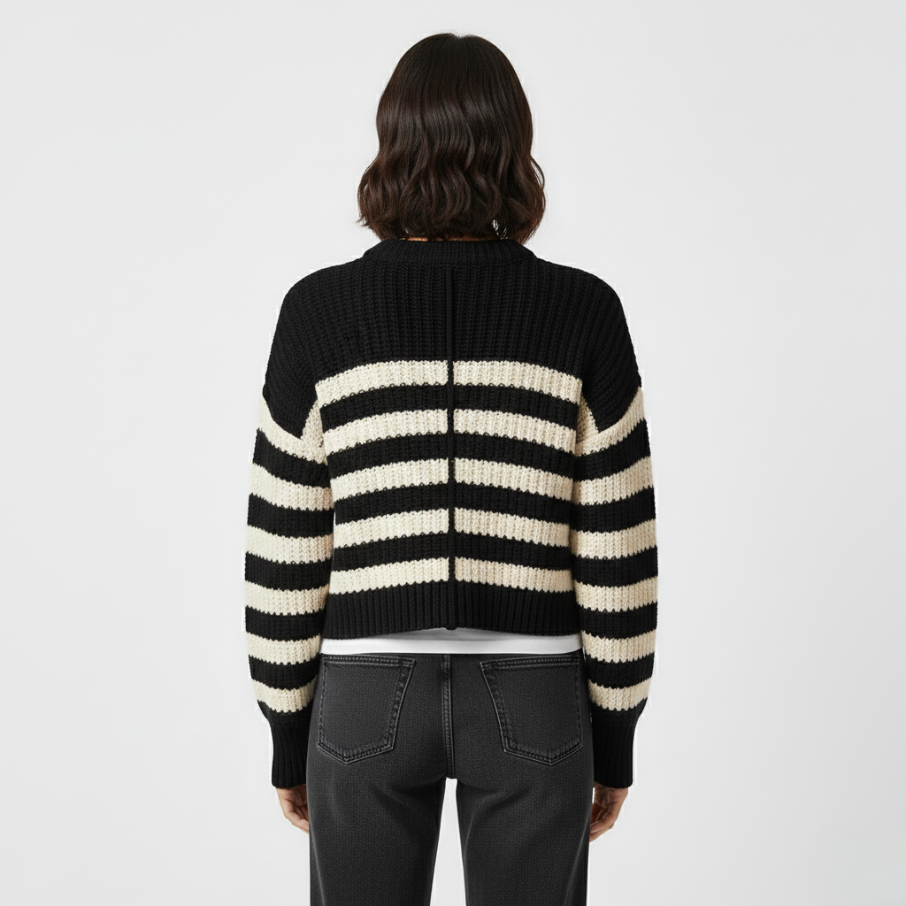 Striped Knit Sweater