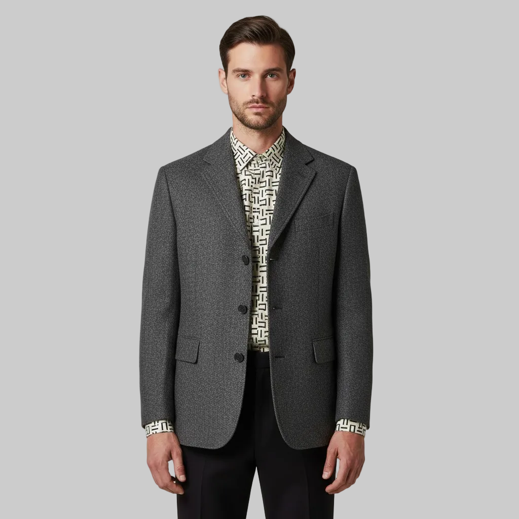 Textured Tailored Blazer