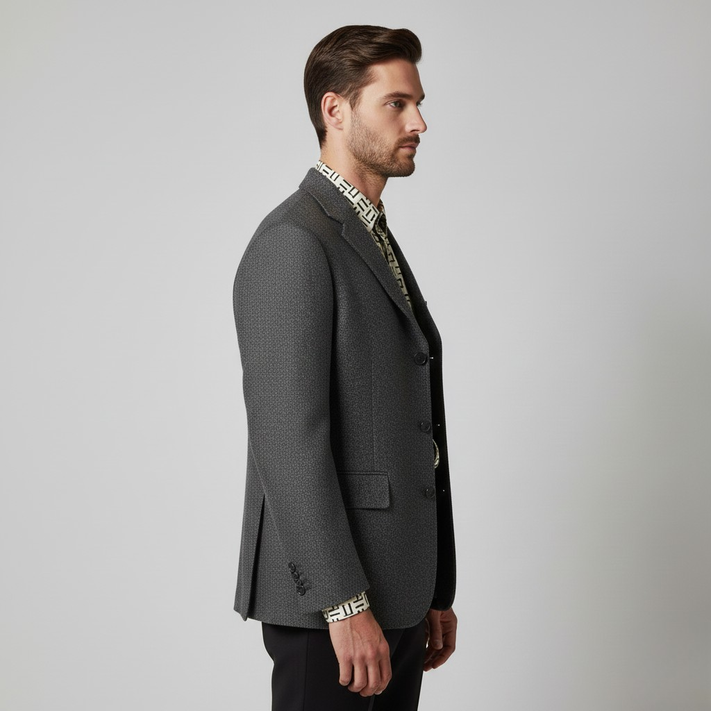 Textured Tailored Blazer