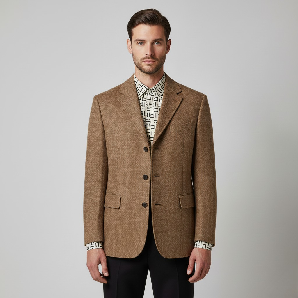 Textured Tailored Blazer