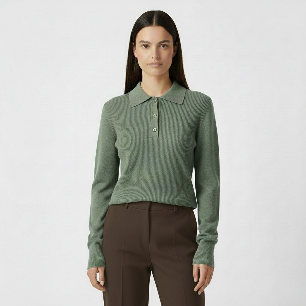 Polo Sweater Top