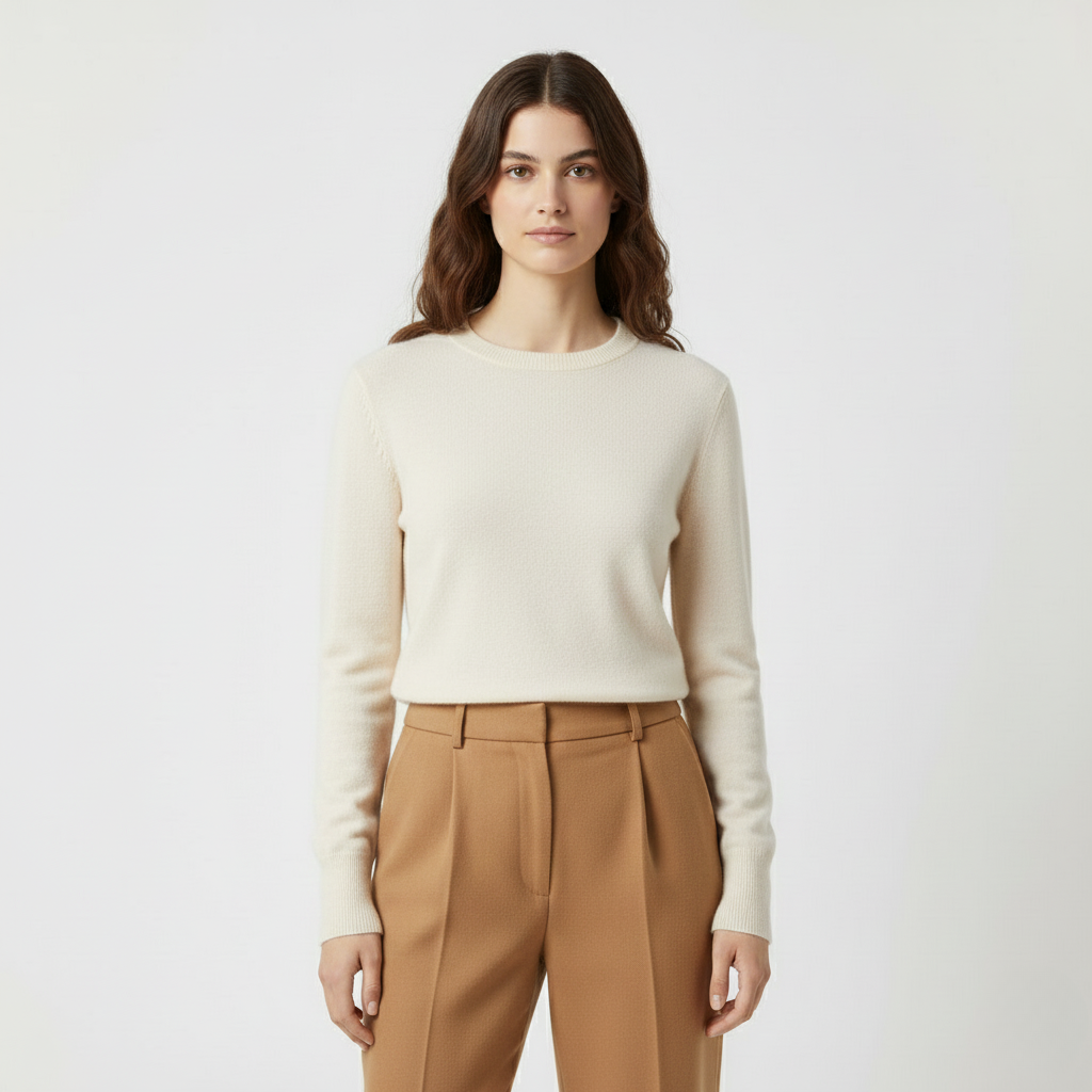 Lightweight Knit Crewneck Sweater