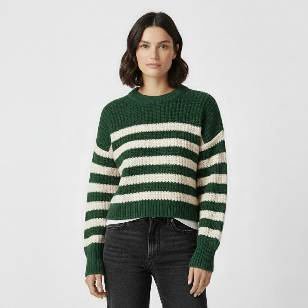 Striped Knit Sweater